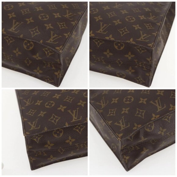 LOUIS VUITTON Monogram Sac Plat Hand Bag M51140 LV Auth 155912 - Picture 14 of 16